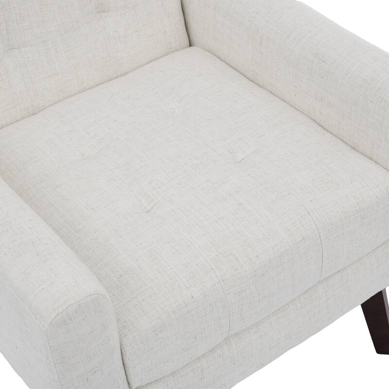 Set of 2 Tufted Upholstered Accent Armchair