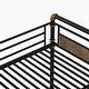 preview thumbnail 13 of 12, Queen over Queen Metal Bunk Bed, Industrial Detachable Bunkbeds with Safety Guard Rails for Teens, Black