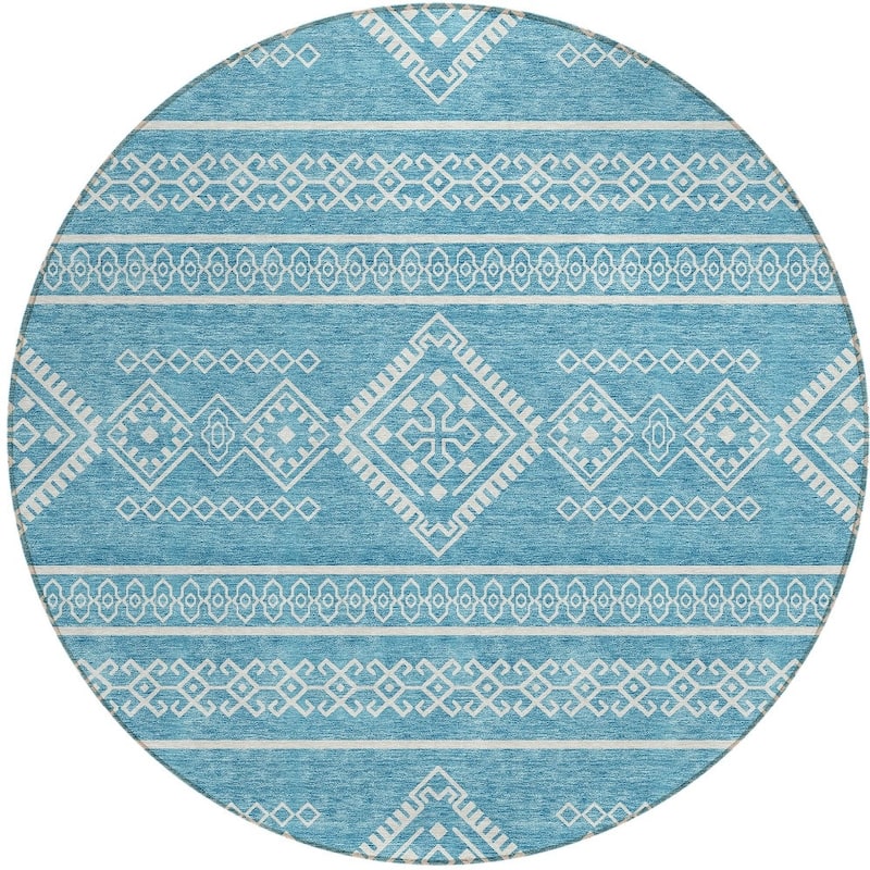 HomeRoots Southwestern Transitional Rectangle Outdoor Rug