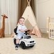 preview thumbnail 5 of 39, 3-In-1 Ride on Push Car Mercedes Benz G350 Stroller Sliding Car with Canopy - 34.3" x 15.5" x 37.4" (L x W x H)
