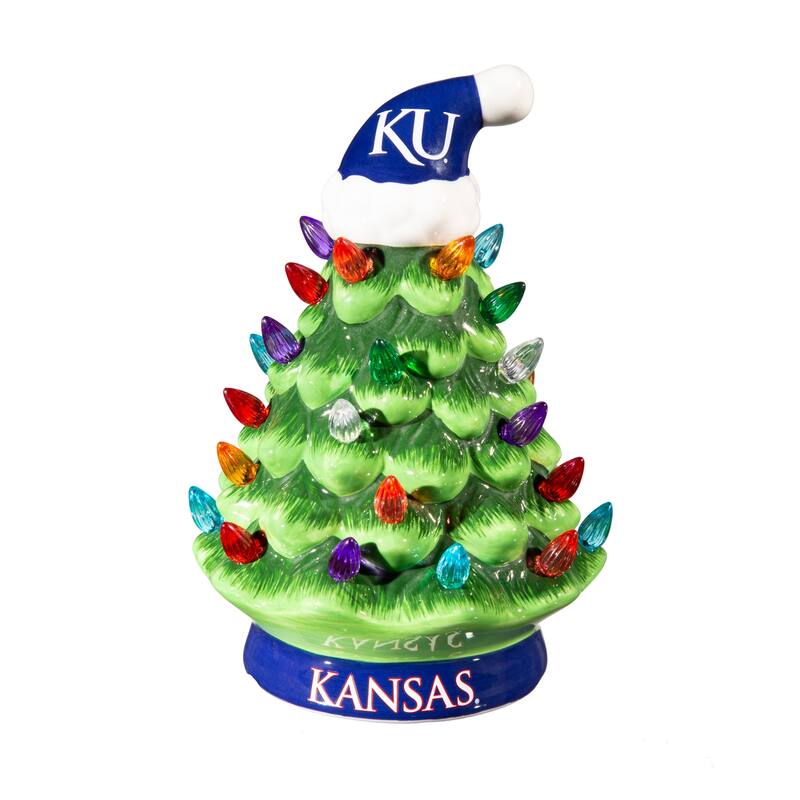 8" LED Ceramic Tabletop Christmas Tree, University of Kentucky