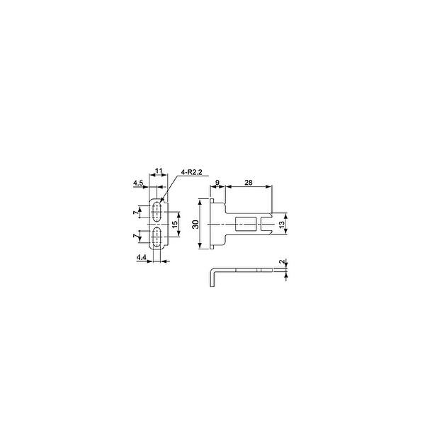 Cz93 K2 Interlock Key Guard Lock For Safety Door Switch Vertical