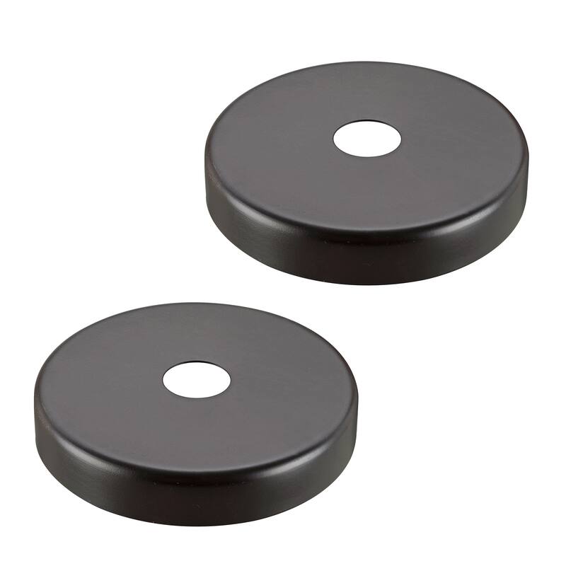Aspen Creative Contemporary Chandelier&Light Fixture Canopy,Oil Rubbed Bronze,5-1/8" Diameter,1" Center Hole,2PK - Oil Rubbed Bronze