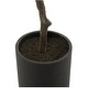 preview thumbnail 14 of 14, Green Faux Foliage Eucalyptus Artificial Tree with Realistic Leaves and Black Plastic Pot