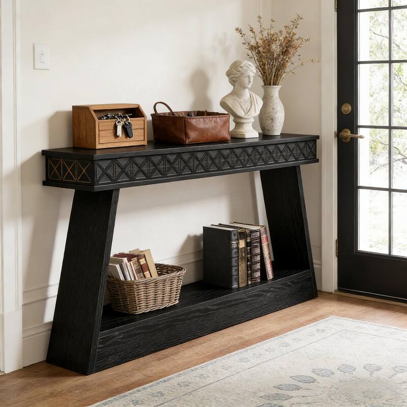 2-Tiered Versatile Entryway Console Table
