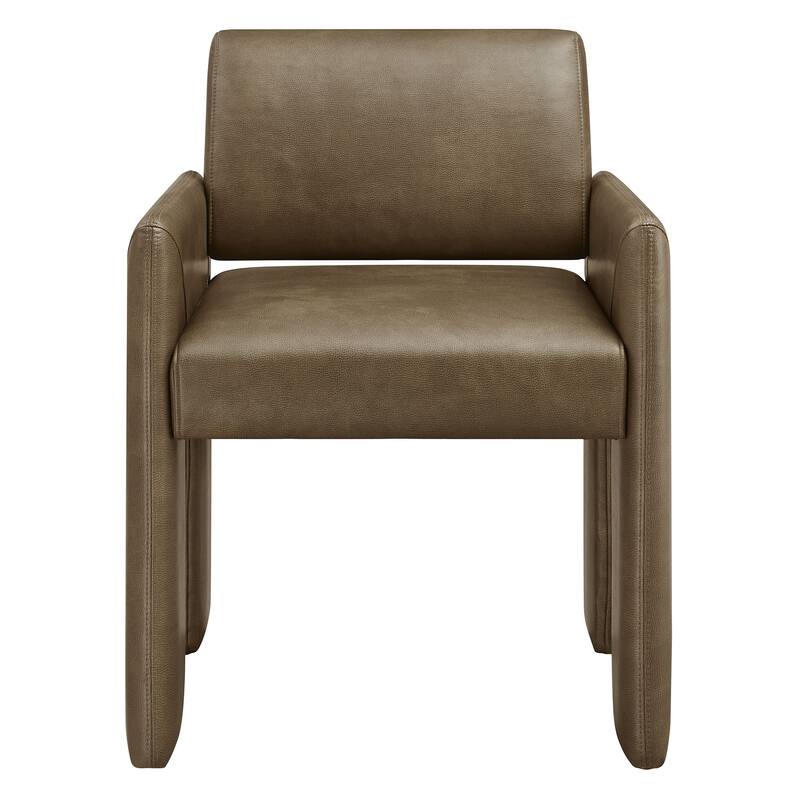 Daven Vegan Leather Dining Armchair