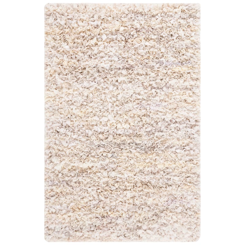 SAFAVIEH Handmade Rio Shag Chihoko 3.5-inch Extra Thick Decorative Rug