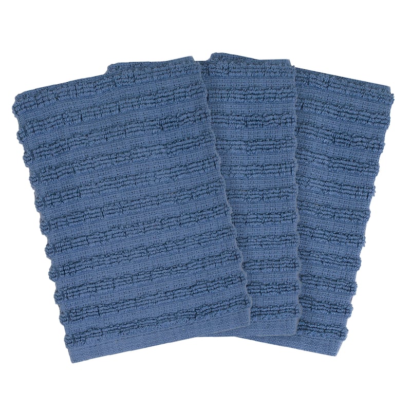 RITZ Royale Solid Cotton Dish Cloths (Set of 3)