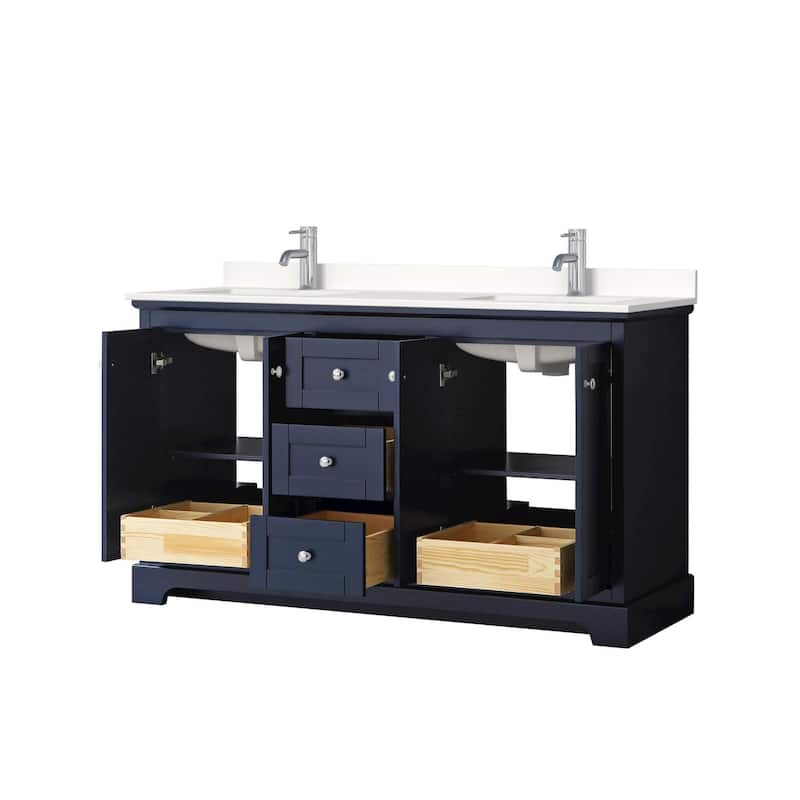 Wyndham Collection WCV232360D-QTZ-UNSMXX Avery 60" Free Standing