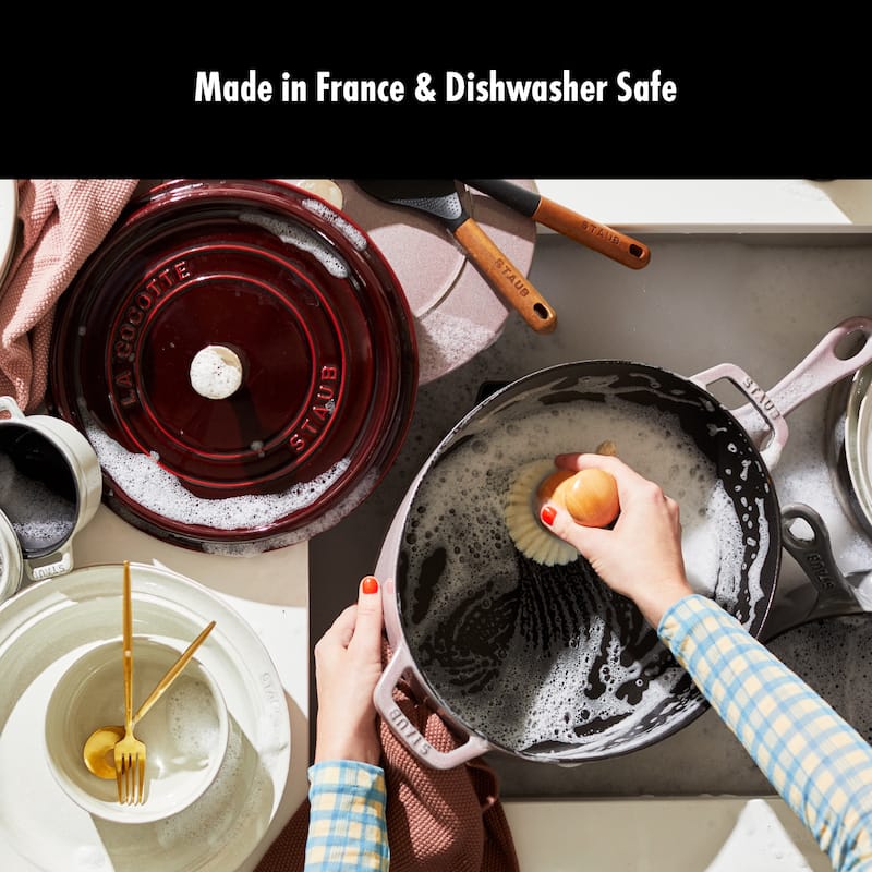 STAUB Cast Iron 3.5-qt Braiser with Glass Lid