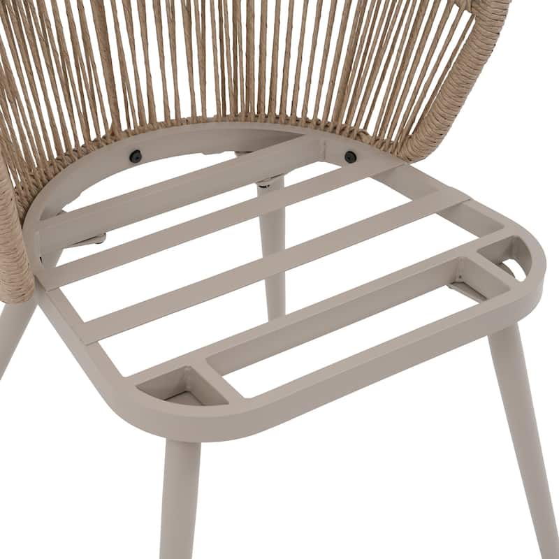 Outdoor 2-piece Dining Chair with Cushion