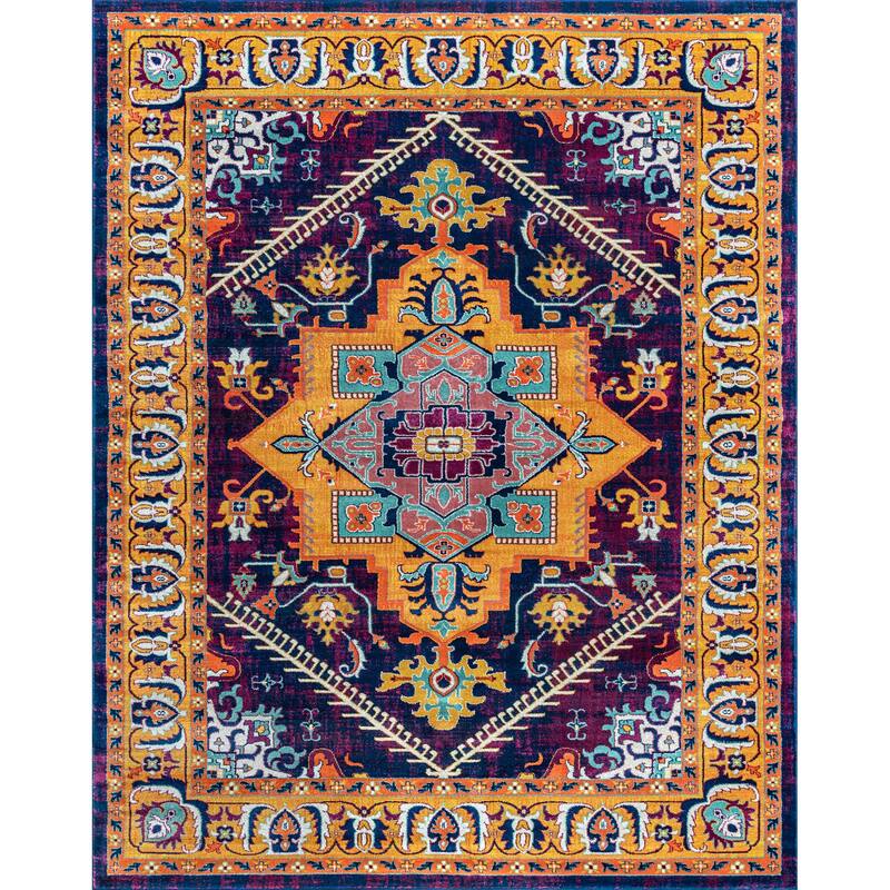 Genesis Bohemian & Eclectic Medallion Indoor Area Rug