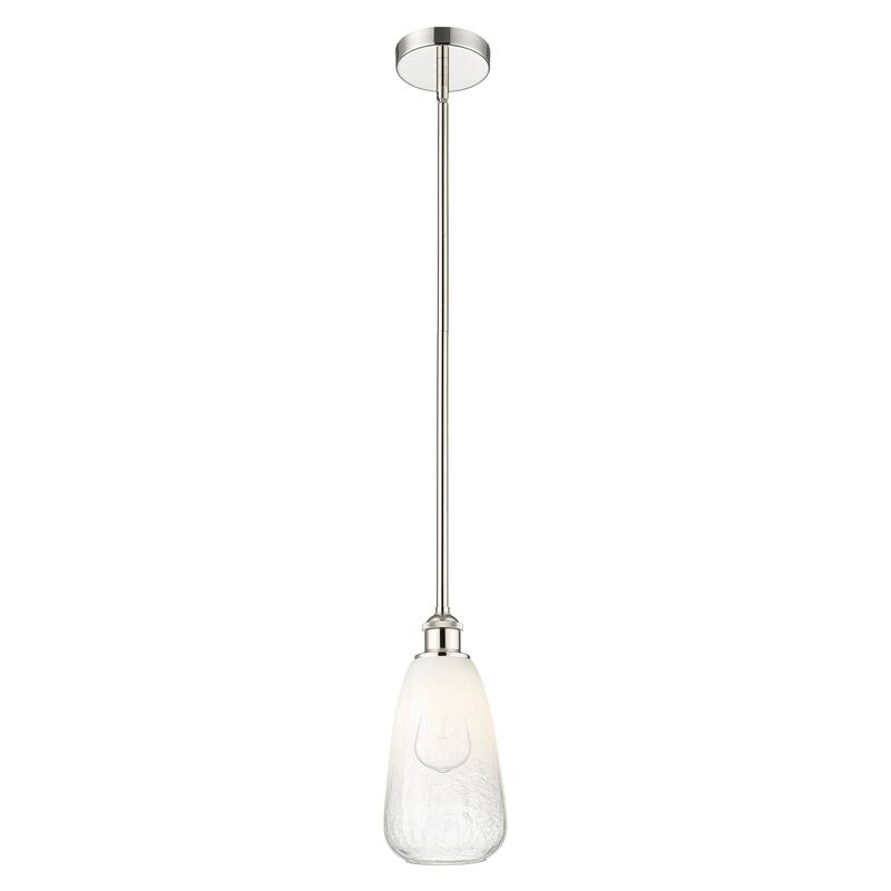 Innovations Lighting Endless Possibilities Edison - Brookhaven Almond - 1 Light 6" Stem Hung Mini Pendant - Satin Gold/Opal