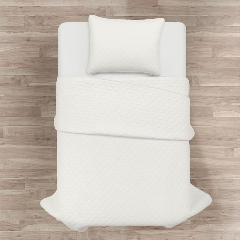 Copper Grove Balm Diamond Oversized Cotton 3-piece Quilt Set