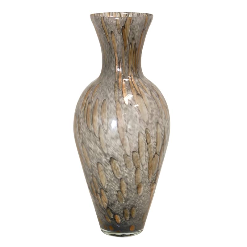 StyleCraft Cosmo Vase - Grey Avventurina - Grey