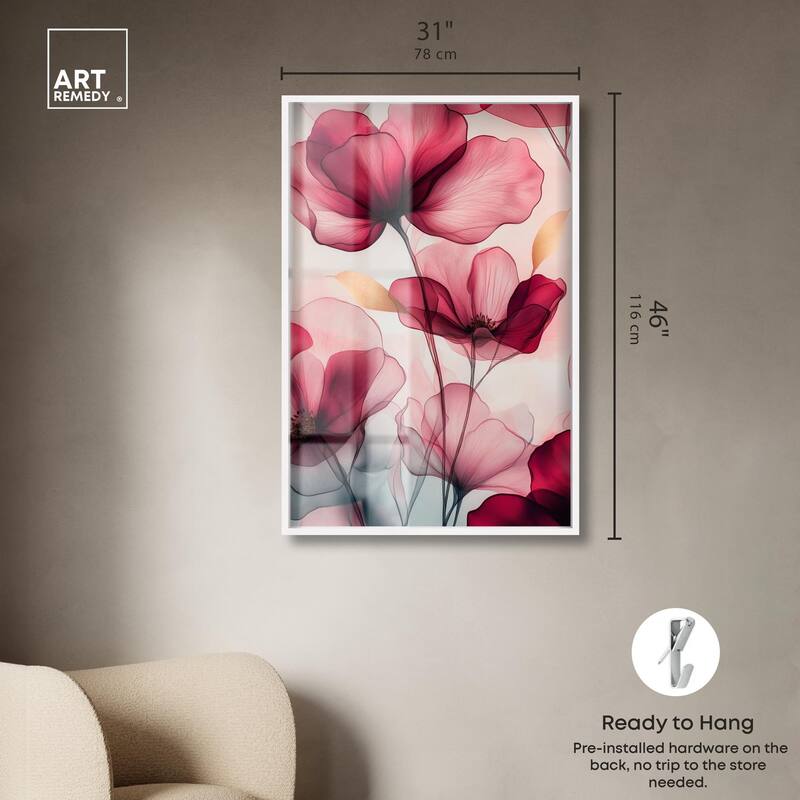 Chiffon Cherry Charm Shadowbox by Art Remedy