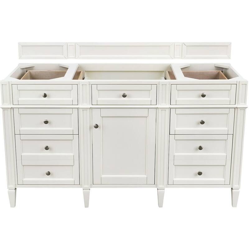 James Martin Vanities 650-V60S-M Brittany 60" Free Standing Single - Bright White