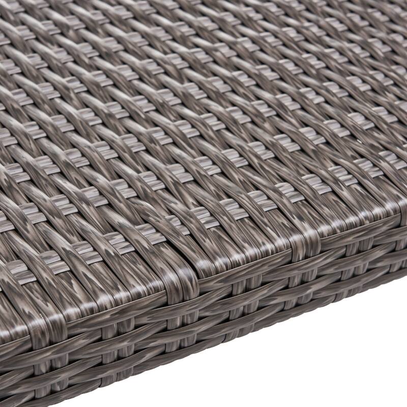 WOOD + WICKER Ottoman Comfortable choice, multiple functions, classic design, and cozy corners