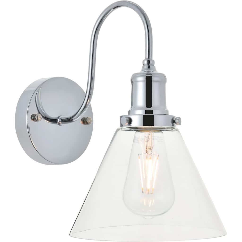 Elegant Lighting Histoire Single Light 11" Tall Wall Sconce