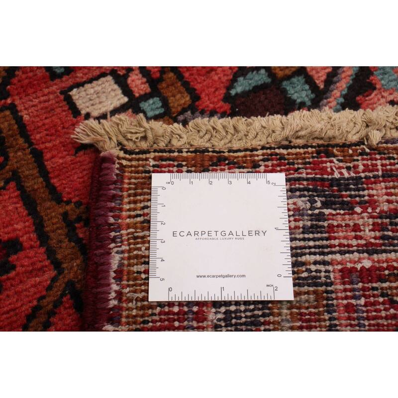 ECARPETGALLERY Hand-knotted Konya Anatolian Red Wool Rug - 3'4 x 10'5