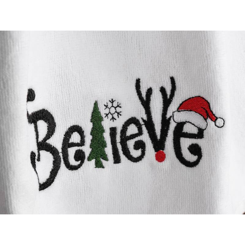 American Soft Linen Christmas Towel Set 100% Turkish Cotton 16x28 inches Christmas Hand Towels XMAS Gift