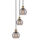 Option Brushed Brass / Light Smoke Deco Swirl