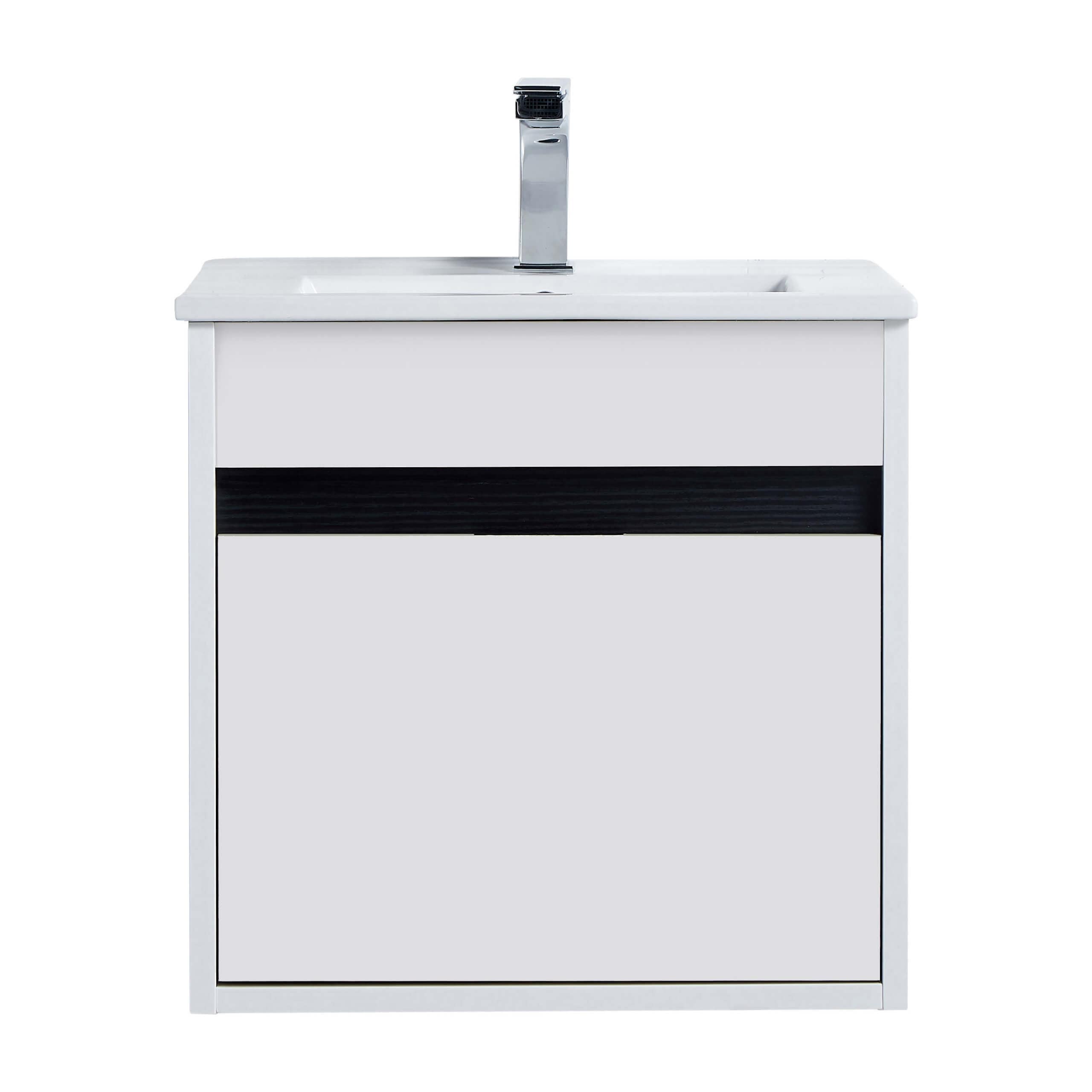 Fine Fixtures - Wall Mount Bathroom Vanity And Sink, Knob - Picture 29 of 29