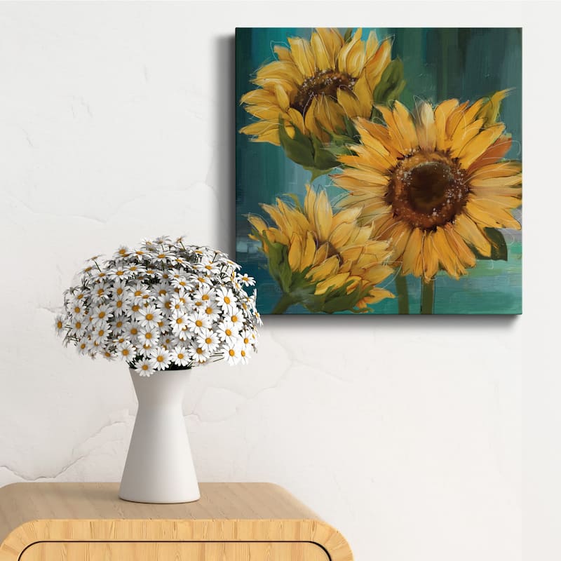 Sunflower I-Premium Gallery Wrapped Canvas - Ready to Hang