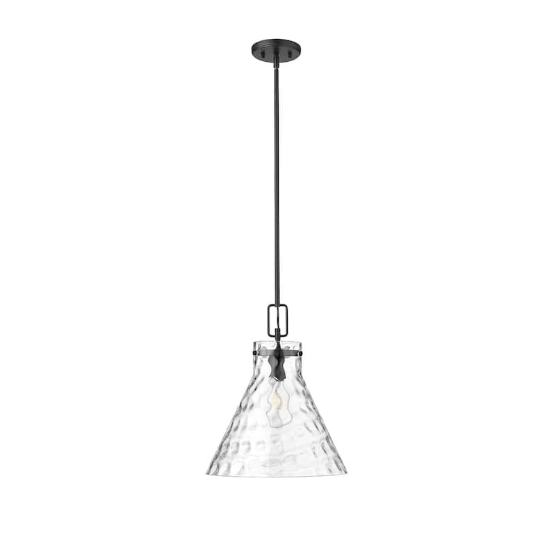 Millennium Lighting Barlon 1 Light Pendant Fixture - 12.8 Inch - Matte Black