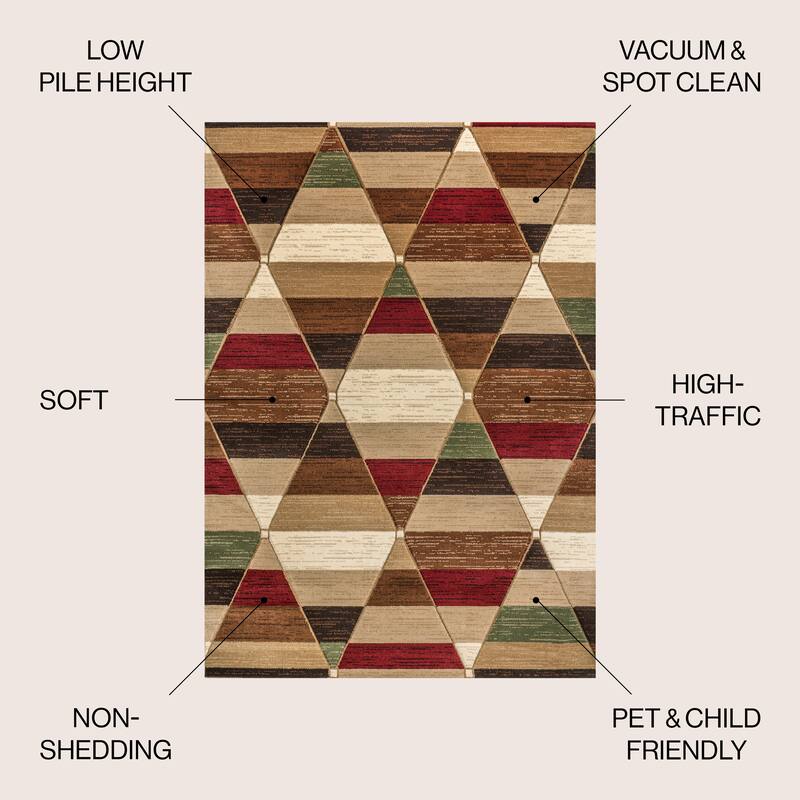 JONATHAN Y Tamara Boho Jute Circle Area Rug