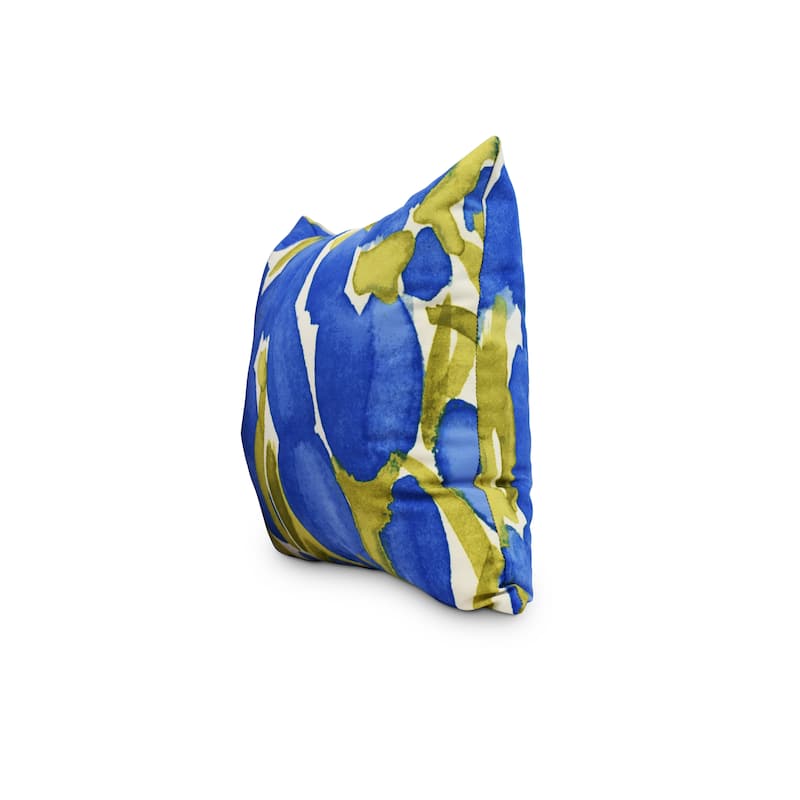 Sunset Tulip 18 inch Floral Decorative Outdoor Pillow