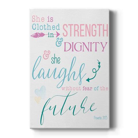 Strength and Dignity Premium Gallery Wrapped Canvas - Ready to Hang