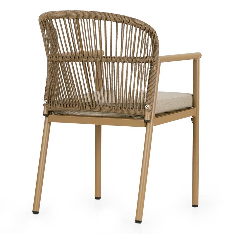 Bina Brown Outdoor Dining 4 Seats Set