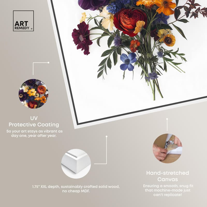 Regal Rose Riot III Canvas by Art Remedy