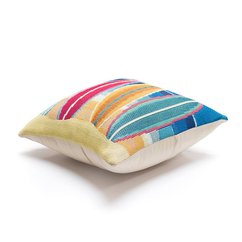 Liora Manne Marina Surf Break Indoor/Outdoor Pillow