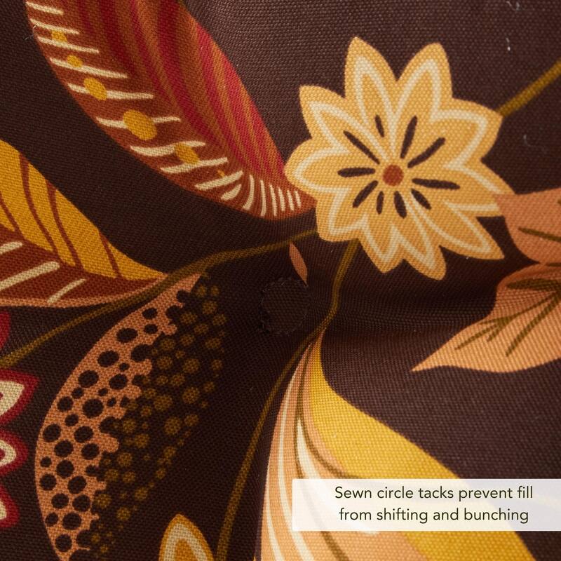 18-inch x 51-inch Outdoor Timberland Floral Bench Cushion (Cushion Only)