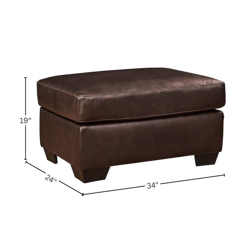 Roundhill Furniture Holmes Leather 4-Piece Living Room Set