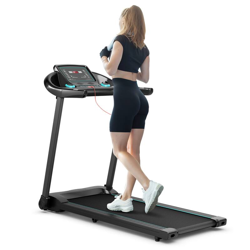 Superfit 2.25HP Electric Running Machine Treadmill Bluetooth Speaker - See Details - Blue