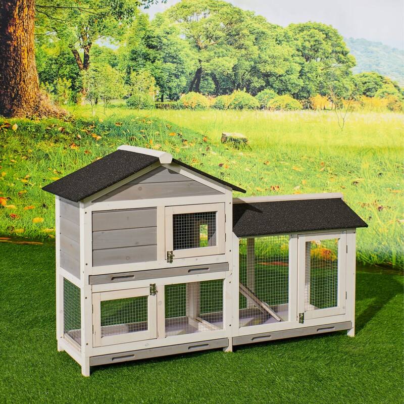 Durable Chicken House Waterproof Wooden Animal Hutch
