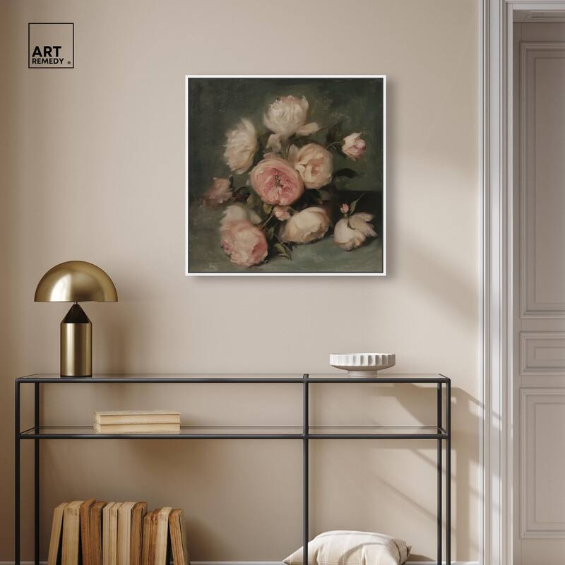 Roses in Shadow I Canvas by Art Remedy