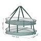 Folded Mesh Clothes Hanging Dryer, Double Layers Square Drying Rack ...