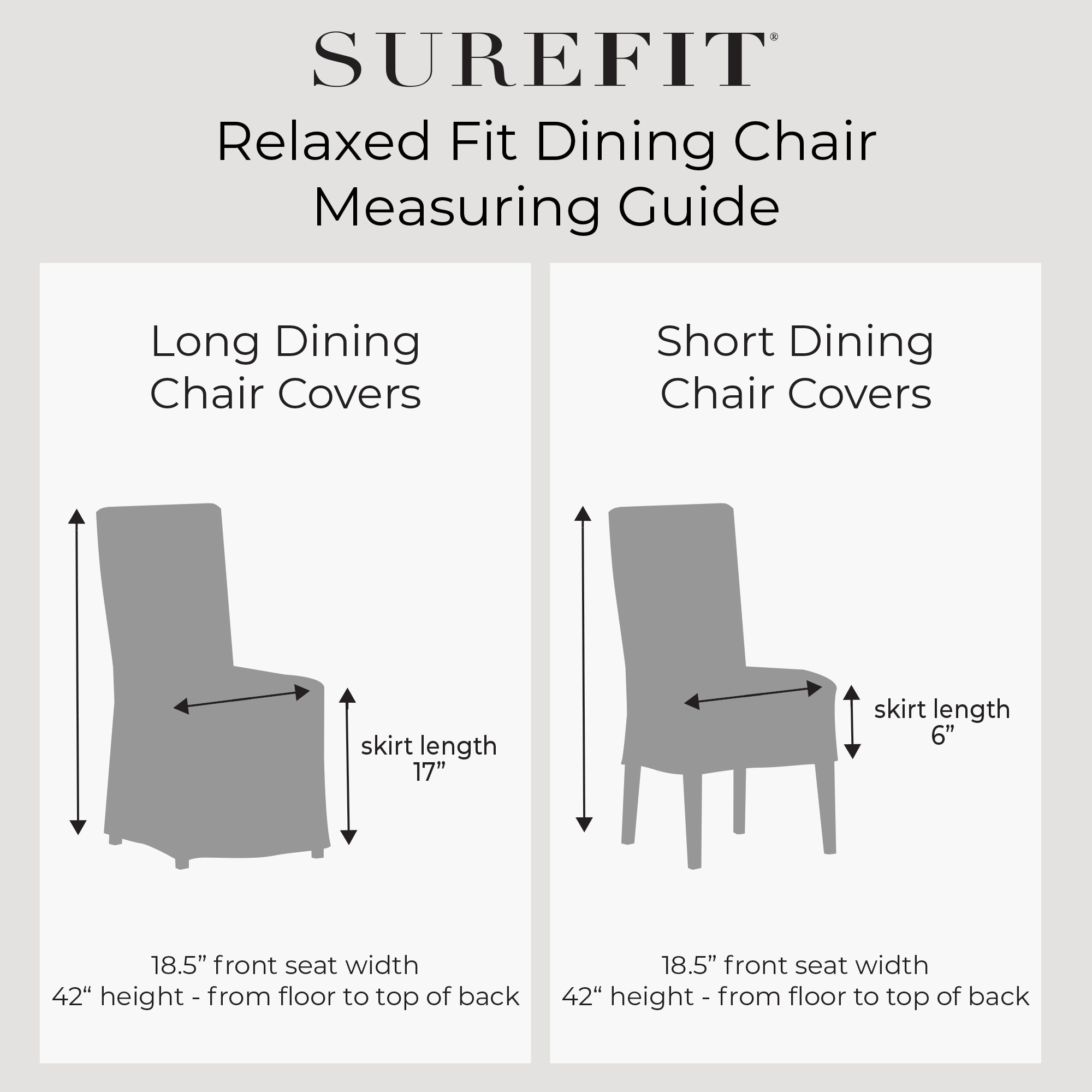 Sure Fit Home Decor Ultimate Stretch Leather Dining Chair Slipcover Overstock 32426066