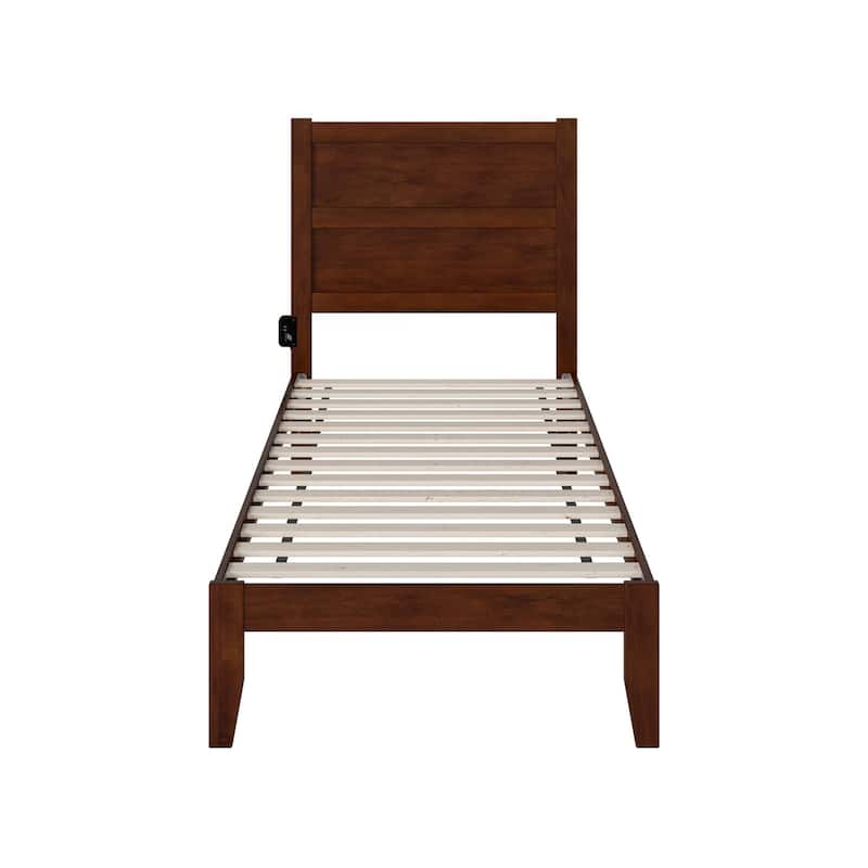 NoHo Twin XL Bed in Walnut