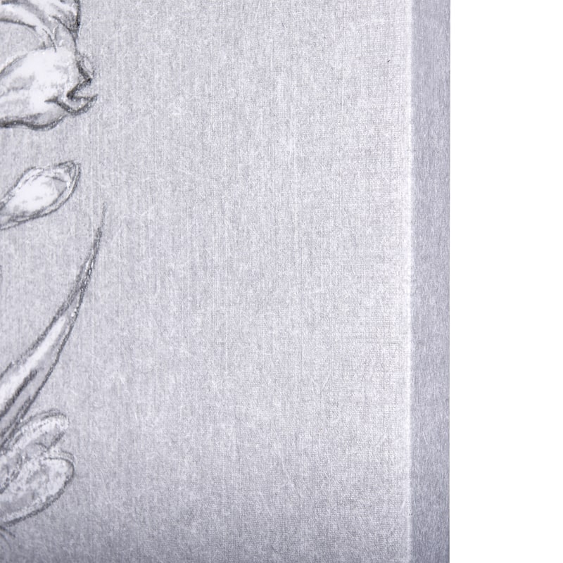 Botanical Sketches III (Grey) (40 x 60) Canvas Art Print
