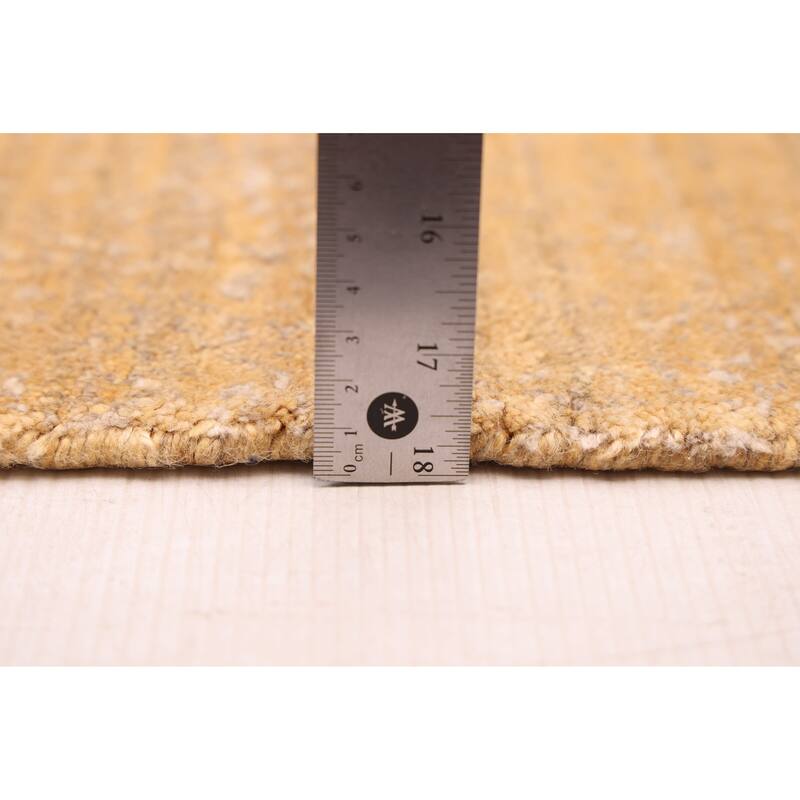 ECARPETGALLERY Hand Loomed Elysian Gold Rug - 8'1 x 9'10