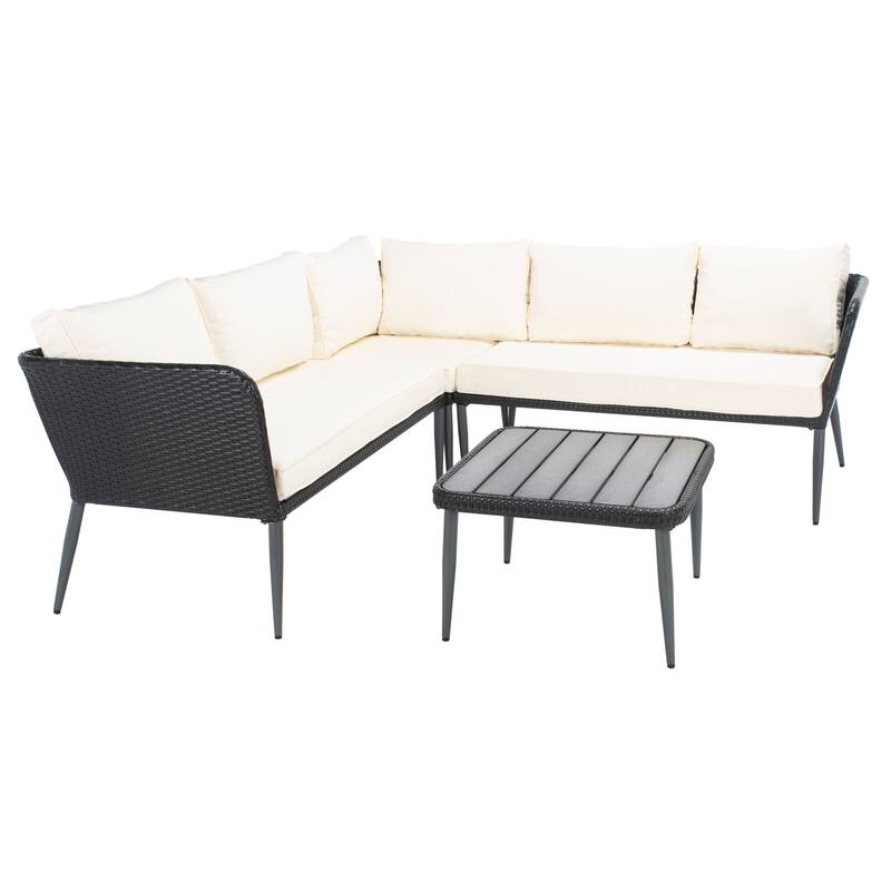 SAFAVIEH Outdoor Living Serson 4-piece Set - 51"W x 28"D x 28"H