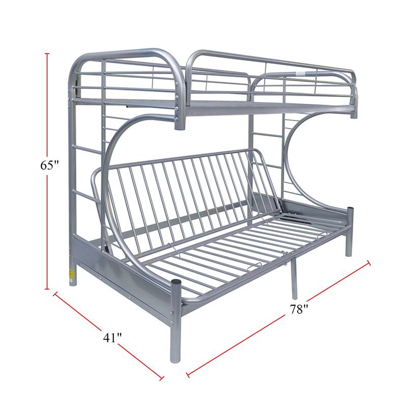Metal Twin/Full Futon Bunk Bed