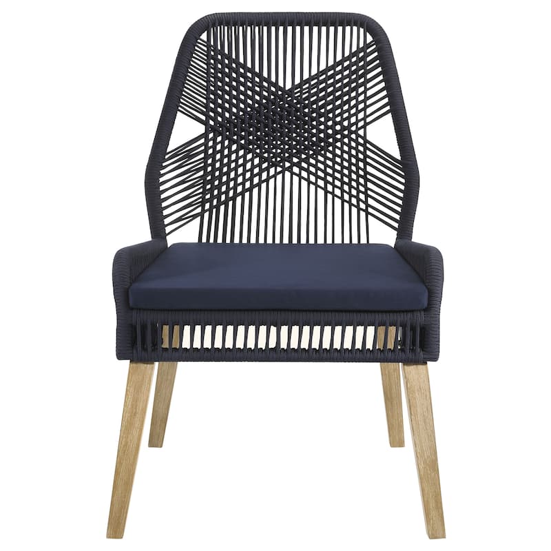 Nakia Woven Rope Dining Side Chairs (Set of 2)