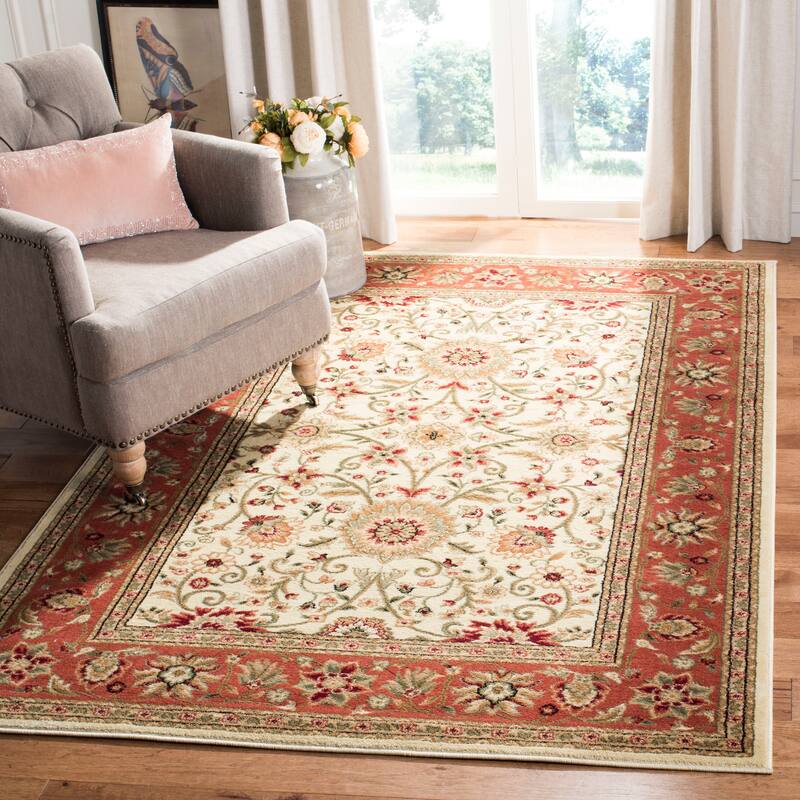 SAFAVIEH Lyndhurst Ambrogina Traditional Area Rug - 2'3" x 4' - Ivory/Rust