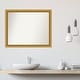 preview thumbnail 4 of 143, Townhouse Gold Framed Non-Beveled Custom Wall Mirror, Bathroom Vanity Mirror